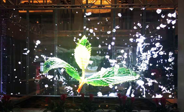 全彩LED通明屏成效图